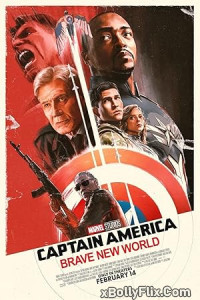 Captain America Brave New World (2025) Hollywood Hindi Dubbed Movie Download
